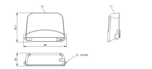RFID головка чтения/записи Balluff BIS L-881-2-008-X