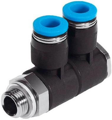 Тройник цанговый поворотный XCPC XPHT-06-01