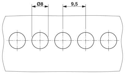 Проходная клемма DFK 5-9,5