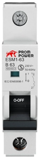 Автоматический выключатель Prompower ESM2-63/C40/1
