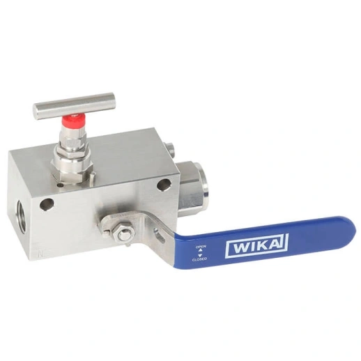 Вентильный блок с запорно-спускным клапаном WIKA MERA IBM2