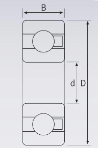 Подшипник шариковый ISB 6300 POMGLASS 35x10x11 мм