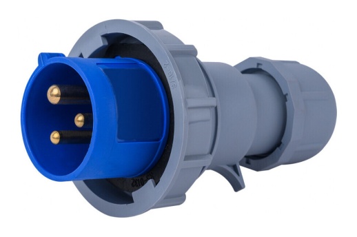 Вилка перен. 2Р РЕ 16А 220В IP67 ВП-103
