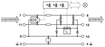Устройство защиты от перенапряжений PT-IQ-3-HF F-12DC-UT