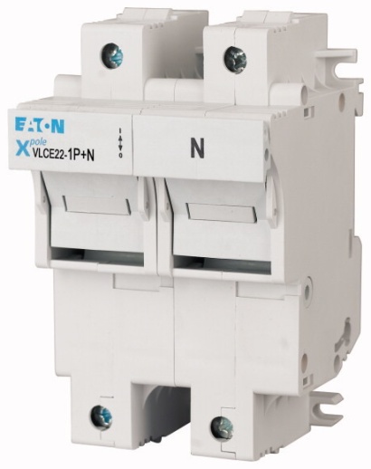 VLCE22-1P N Держатель/разъединитель цилиндр. вставок 22х58, 1Р N