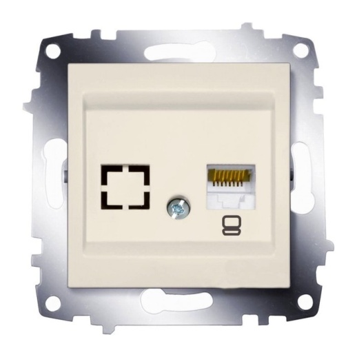 Розетка ABB COSMO, скрытый монтаж, кремовый, 619-010300-247