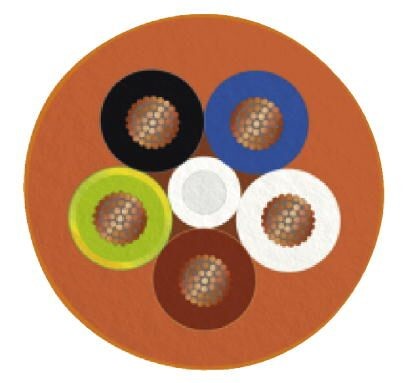 Кабель для датчика / исполнительного элемента SAC-5P-M12MS/3,0-810/M12FS