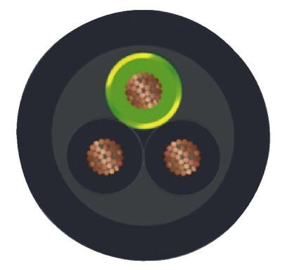 Бухта кабеля SAC-3P-100,0-116/0,75