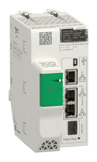 M580 ЦПУ горячего резер. уровень 2, ОЗУ 8 MB, RIO (до 8 ст. X80 Quantum IO)