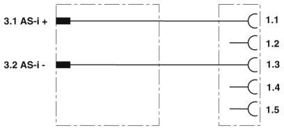 Разветвитель SAC-ASI-J-Y-N-PUR-1,0-FS SCO