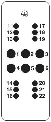 Модуль для контактов HC-K 6/12-ESTS