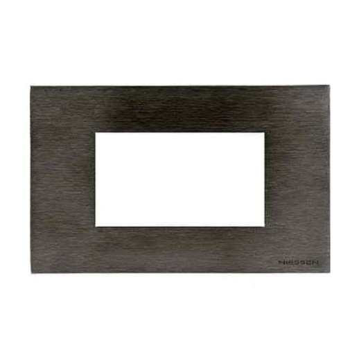 Рамка 4 модуля ABB ZENIT, стальной, N2474 OX