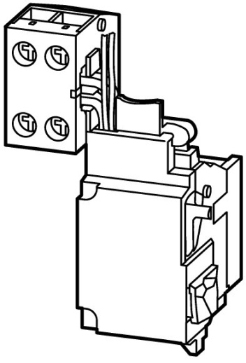 NZM1-XUHIV20KL208-240AC Расцепитель минимального напряжения, 208 -240 В АС  2 опережающих контакта