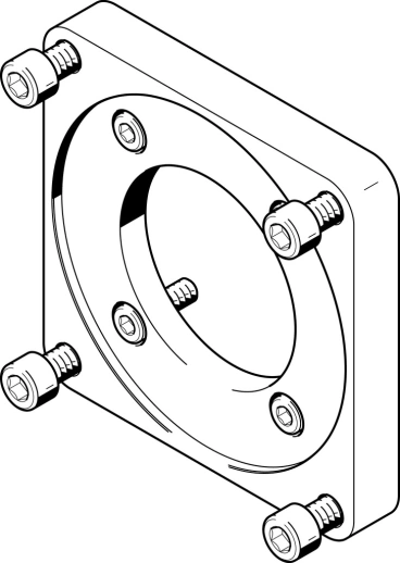 Фланец электродвигателя Festo EAMF-A-118B-140A