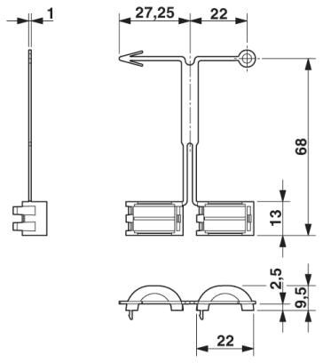 Кабель для датчика / исполнительного элемента SAC-HZ-4P-MS/1,5-542/FRSHSCOBK