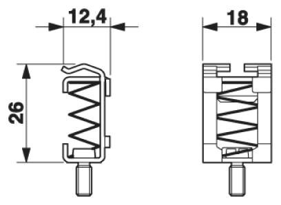 Зажим для экрана SKS 8-D