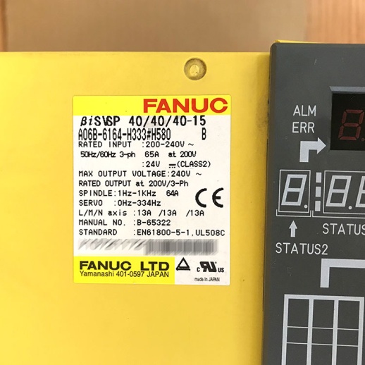 A06B-6164-H333H580 FANUC сервопривод