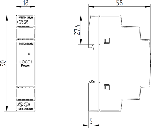 Логический модуль LOGO! 6EP3320-6SB00-0AY0