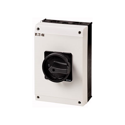 Главный выключатель в корпусе, 3P Plus N , 63А , черная ручка , запираемый P3-63/I4/SVB-SW/N