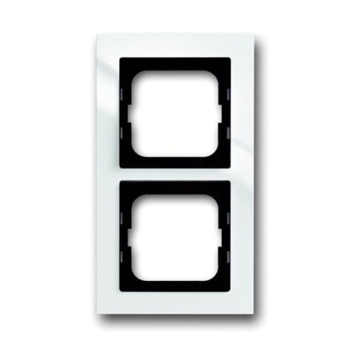 Рамка 2 поста ABB BUSCH-AXCENT, белый, 1722-284