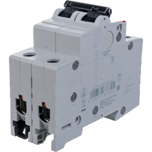 Выключатель автоматический модульный ABB SH202L 2п C 16А 4.5кА C16 2CDS242001R0164