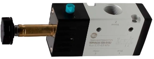 Распределитель с пневматическим управлением KIPVALVE 564-2253C