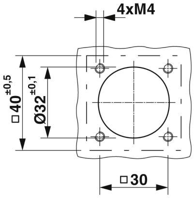 Аппаратн. соединитель, передняя стенка SB-8ESCD8AA700S