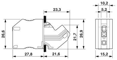 Проходная клемма PT 4-WE/20