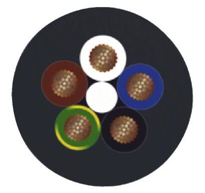 Кабель для датчика / исполнительного элемента SAC-5P-10,0-PVC/M12FR-3L