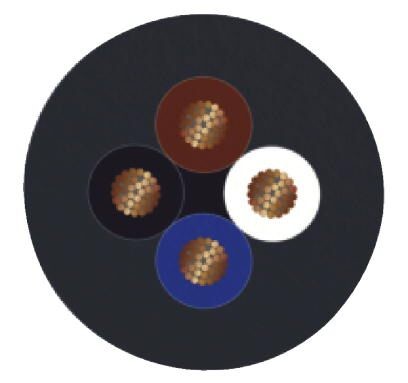 Кабель для датчика / исполнительного элемента SAC-4P-M 8MS/0,3-PVC/M 8FR