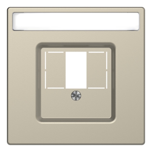 Накладка на розетку информационную MERTEN D-LIFE, песочный