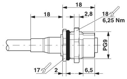 Системный кабель шины VS-FSDBPS-OE-93K-LI/2,0