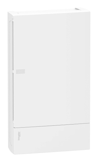 Распределительный шкаф MINI PRAGMA, 36 мод., IP40, навесной, пластик, белая дверь, с клеммами