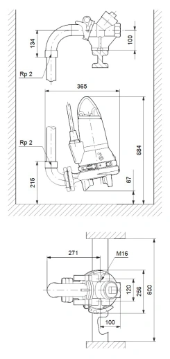 Канализационный насос Grundfos SEG.50.31.EX.2.50B 99274387