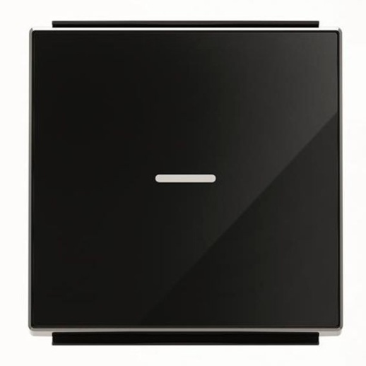 Клавиша ABB SKY, черное стекло, 8501.3 CN