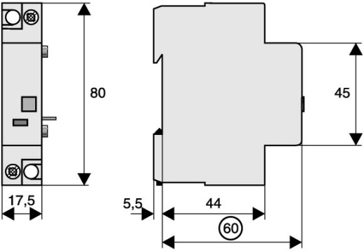 Z-USD/230 Расцепитель минимал. Напряжения, 230 В
