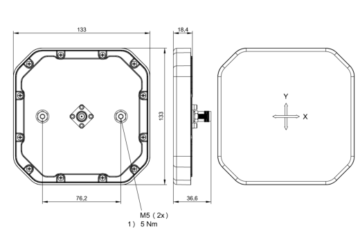 RFID головка чтения/записи Balluff BIS U-301-C1-TNCB