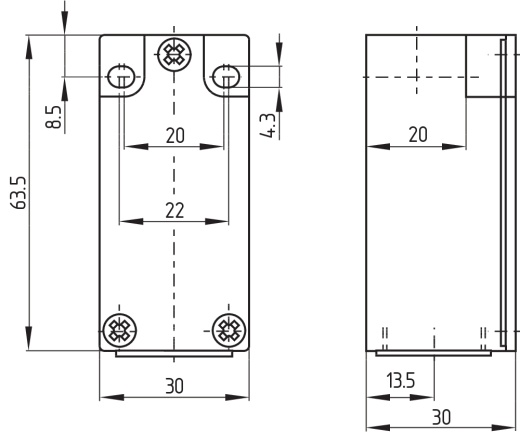 Kонцевой выключатель безопасности Schmersal TV12H 235-20ZH