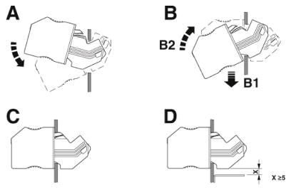 Проходная клемма PT 4-WE/20
