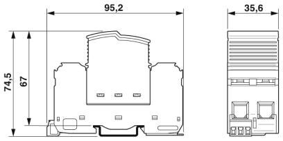Комбинированный разрядник типа 1/2 FLT-SEC-P-T1-N/PE-440/100-FM