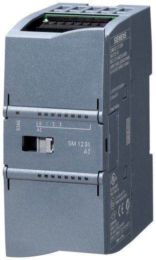 Модуль аналогового ввода SM 1231 4 AI S7-1200 SIMATIC Siemens 6ES72314HD320XB0