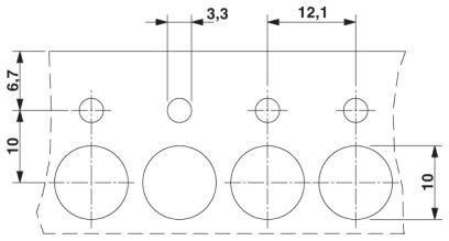 Проходная клемма HDFKV 16-VP BU
