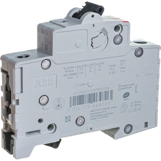 Выключатель автоматический модульный ABB S201 1п C 32А 6кА C32 2CDS251001R0324