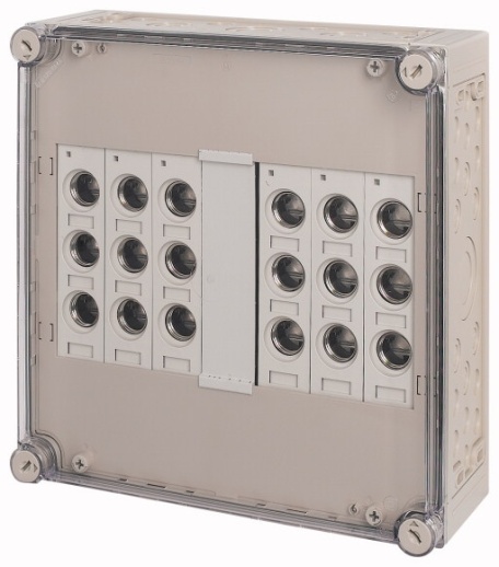 Блок предохранителей, 6x3xE27, ВхШхД = 375x375x150 мм RS27/I44E