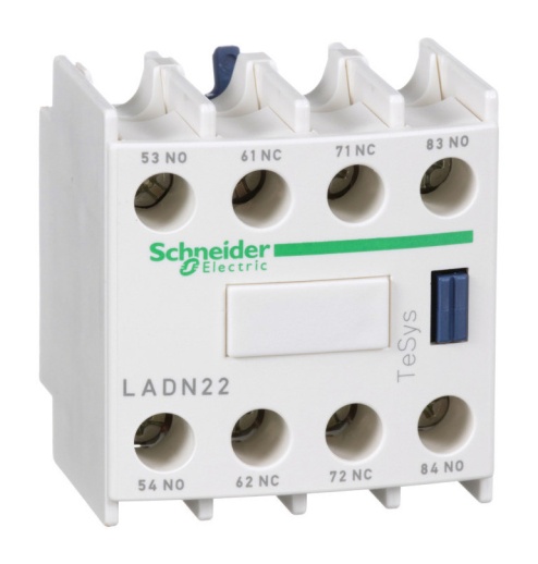 ДОП. КОНТ. БЛОК 2НО 2НЗ ФРОНТАЛЬНЫЙ МОНТАЖ КРЕПЛЕНИЕ С ПОМОЩЬЮ ВИНТОВЫХ ЗАЖИМОВ (max 960)