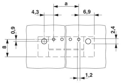 Компоненты для проходного монтажа MC 1,5/10-GF-3,5