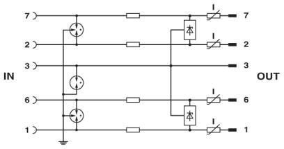Устройство защиты от перенапряжений DT-UFB-IB-RB0