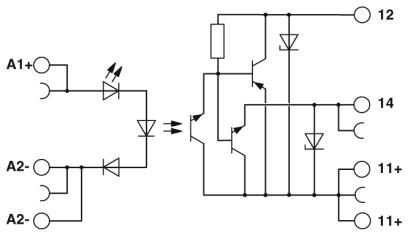 Модуль полупроводникового реле PLC-OPT- 24DC/ 48DC/500/W