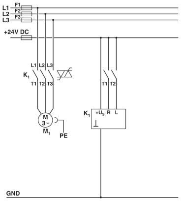 Гибридный пускатель ELR H5-I-SC- 24DC/500AC-2