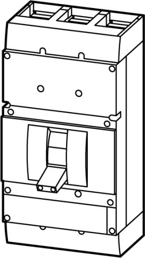 NZMN4-ME550 Автоматический выключатель защиты двигателя 550А, 3 полюса, откл.способность 50кА, электронный расцепитель